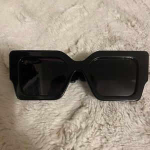 Off-White Black Oversized Square Sunglasses